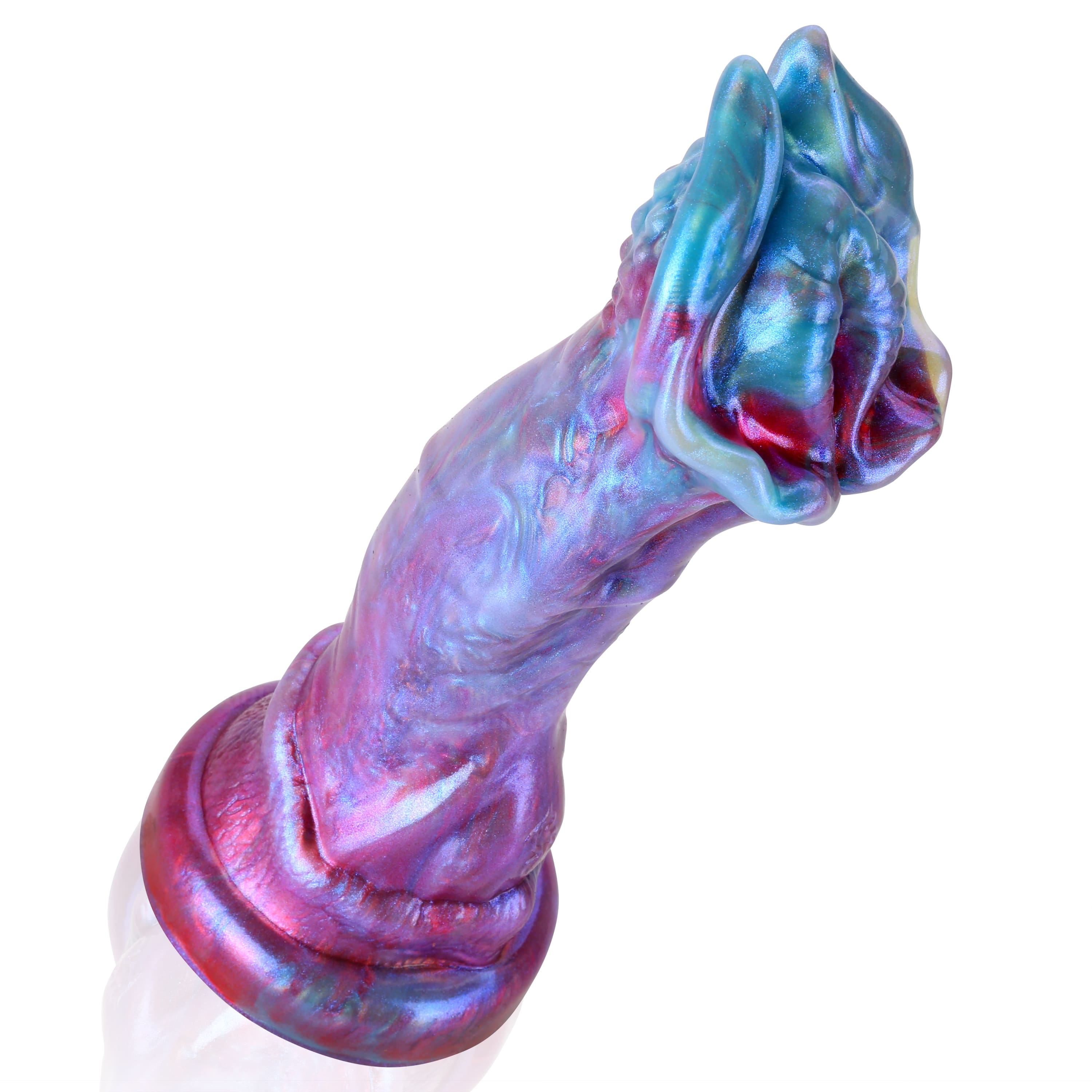 9.1 Inch Hyper Realistic Monster Dildo Perfect for Deep Vaginal Sex & Anal Sex Adventures Silicone Dildo & Waterproof - Forbidden Aura