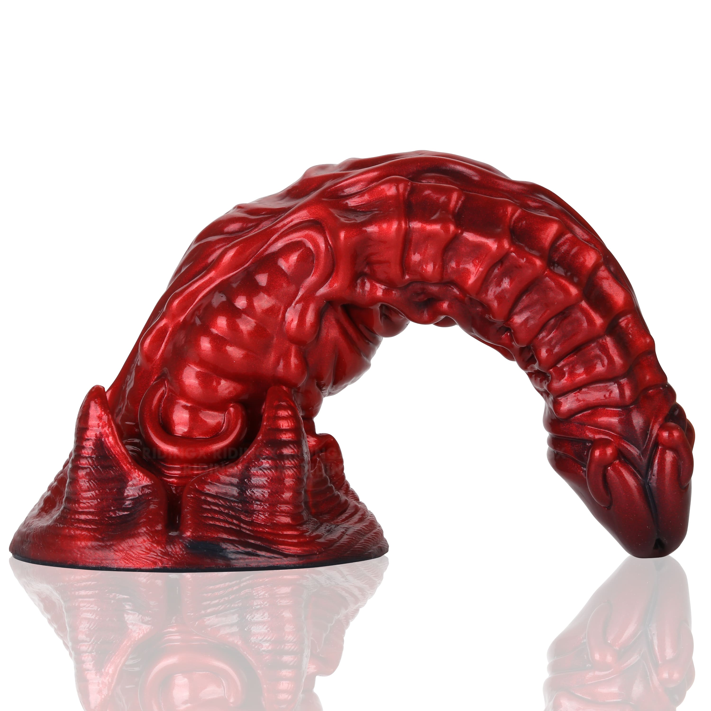 9 Inch Extraordinary Soft Silicone Tentacle Monster Dildo for Vaginal Sex & Anal Sex Bliss - Twilight Rosso