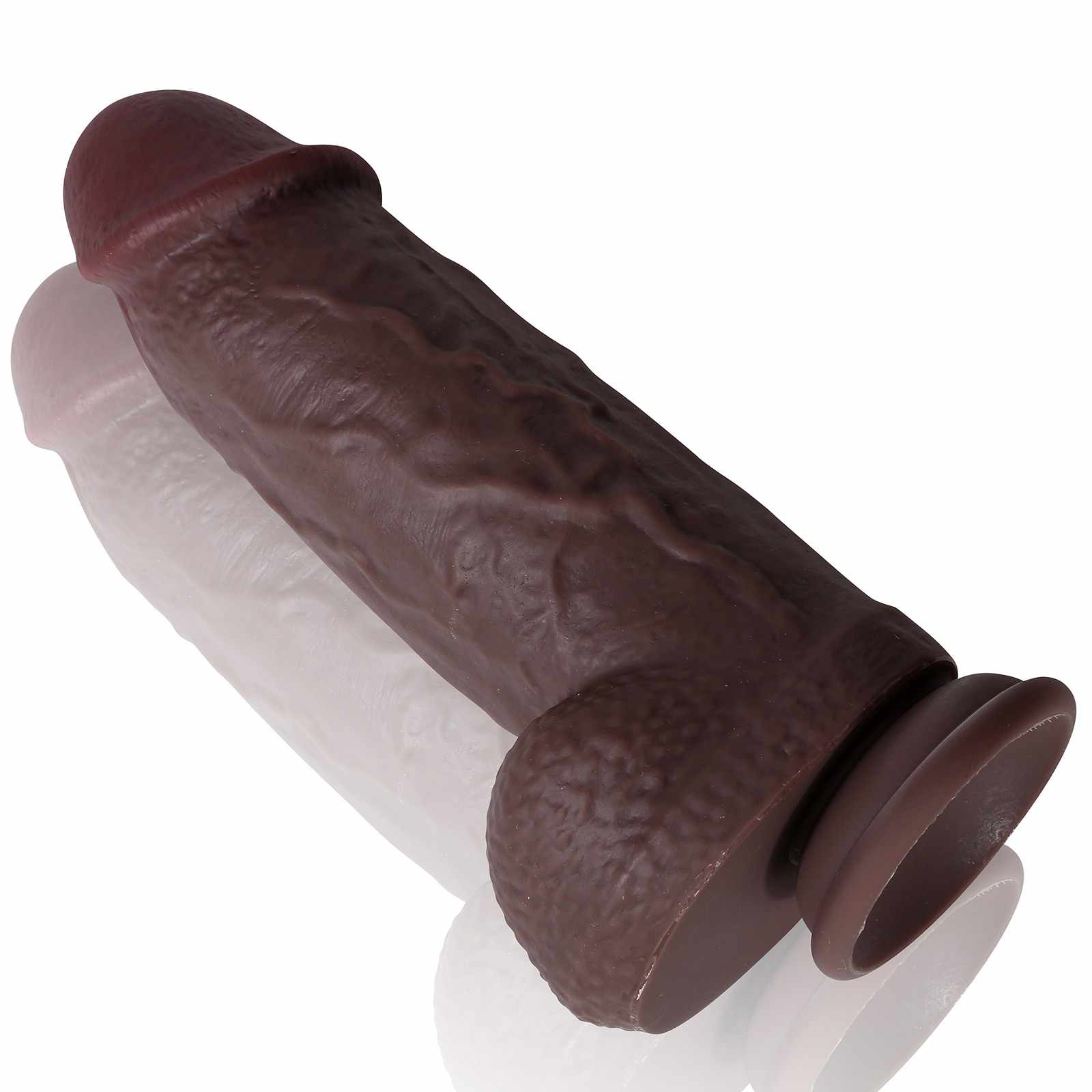 Allen 8.6 Inch Most Realistic Feeling Girthy Silicone Dildo