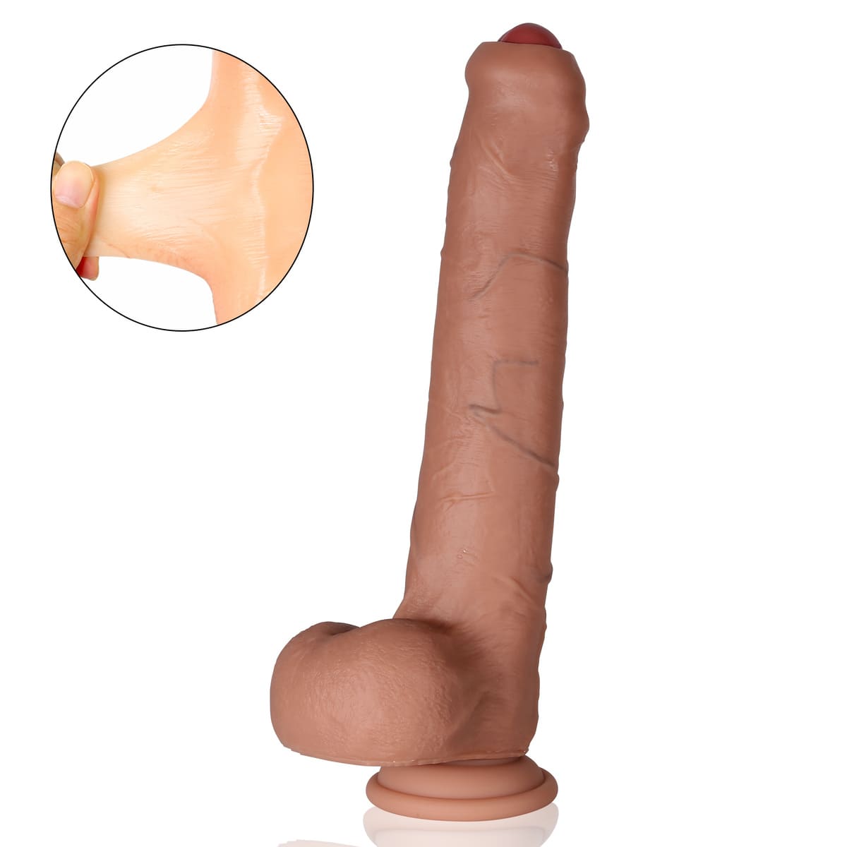 Diego 11inch Huge Foreskin Sliding Skin The Most Realistic Dildo