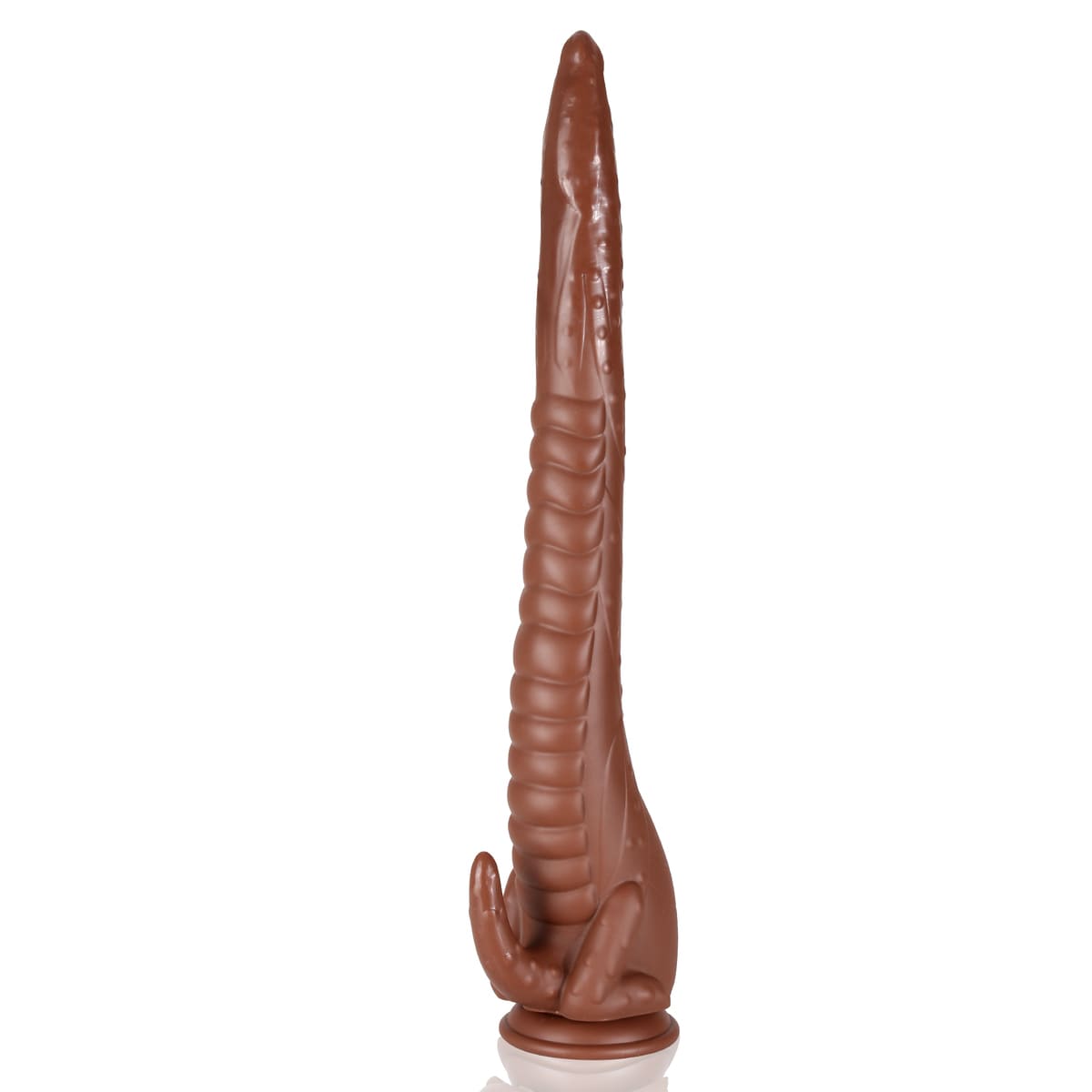 Elephant  PVC 18 Inch Extra Long Skinny Anal Dildo