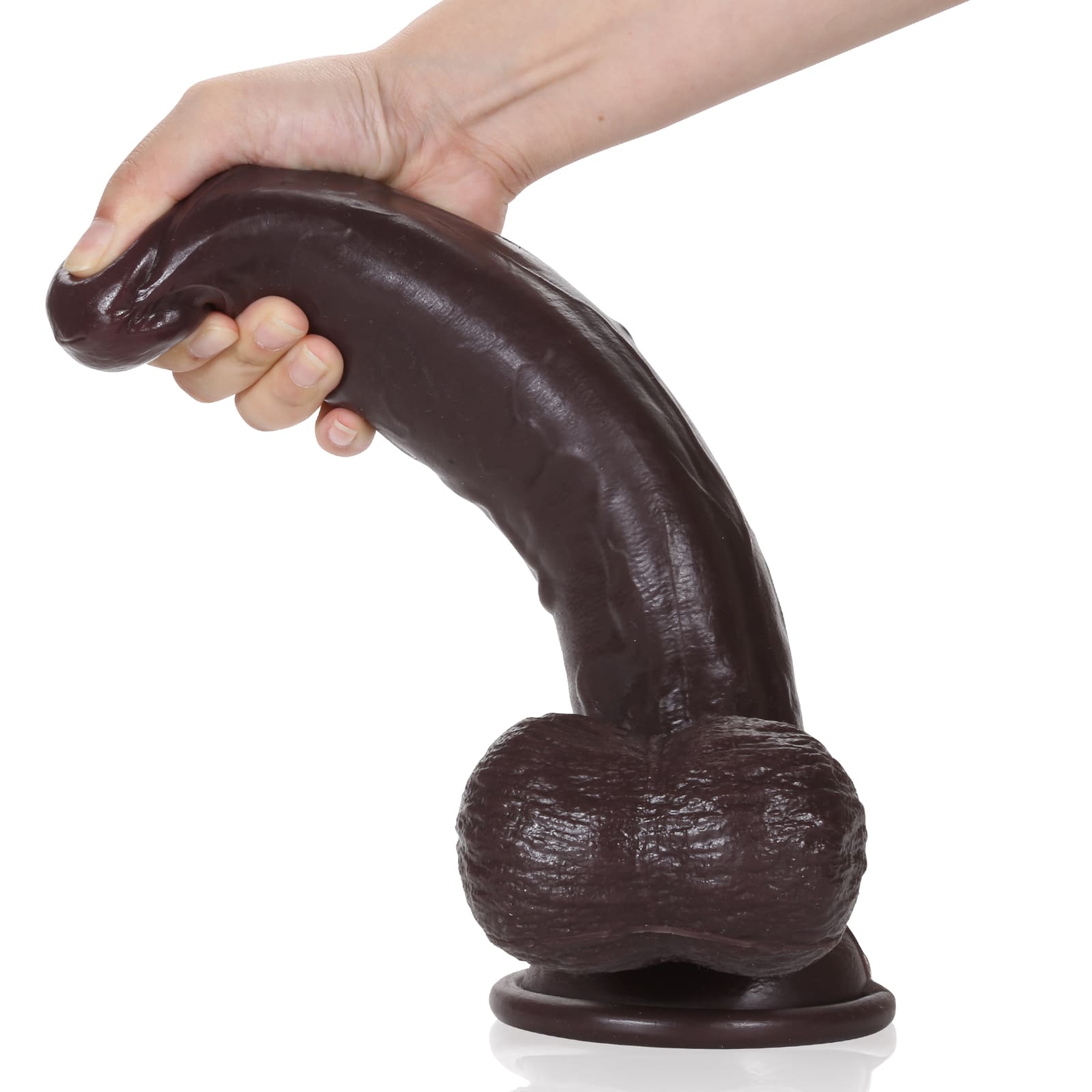 Liam Riley 12inch Large Curved Silicone Dildo