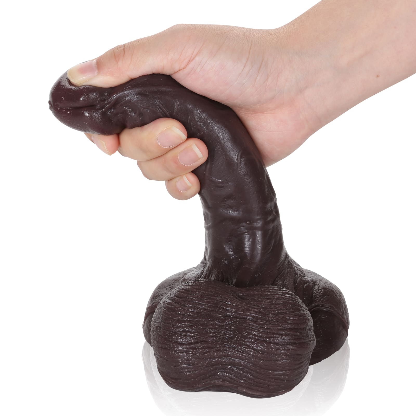 Milan 7.4inch Massive Beginners Ultra Realistic Dildo With Ball