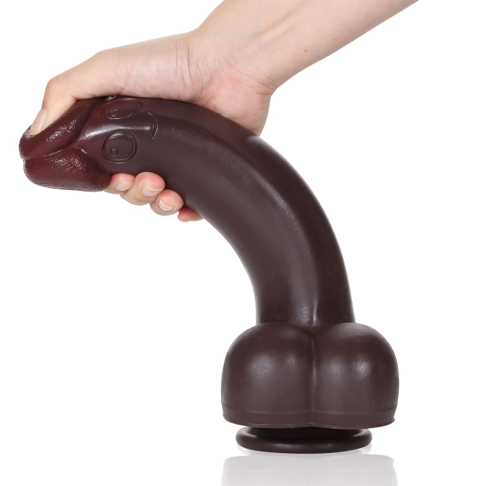 Smile 10inch Big Thick Black Realistic Dildo