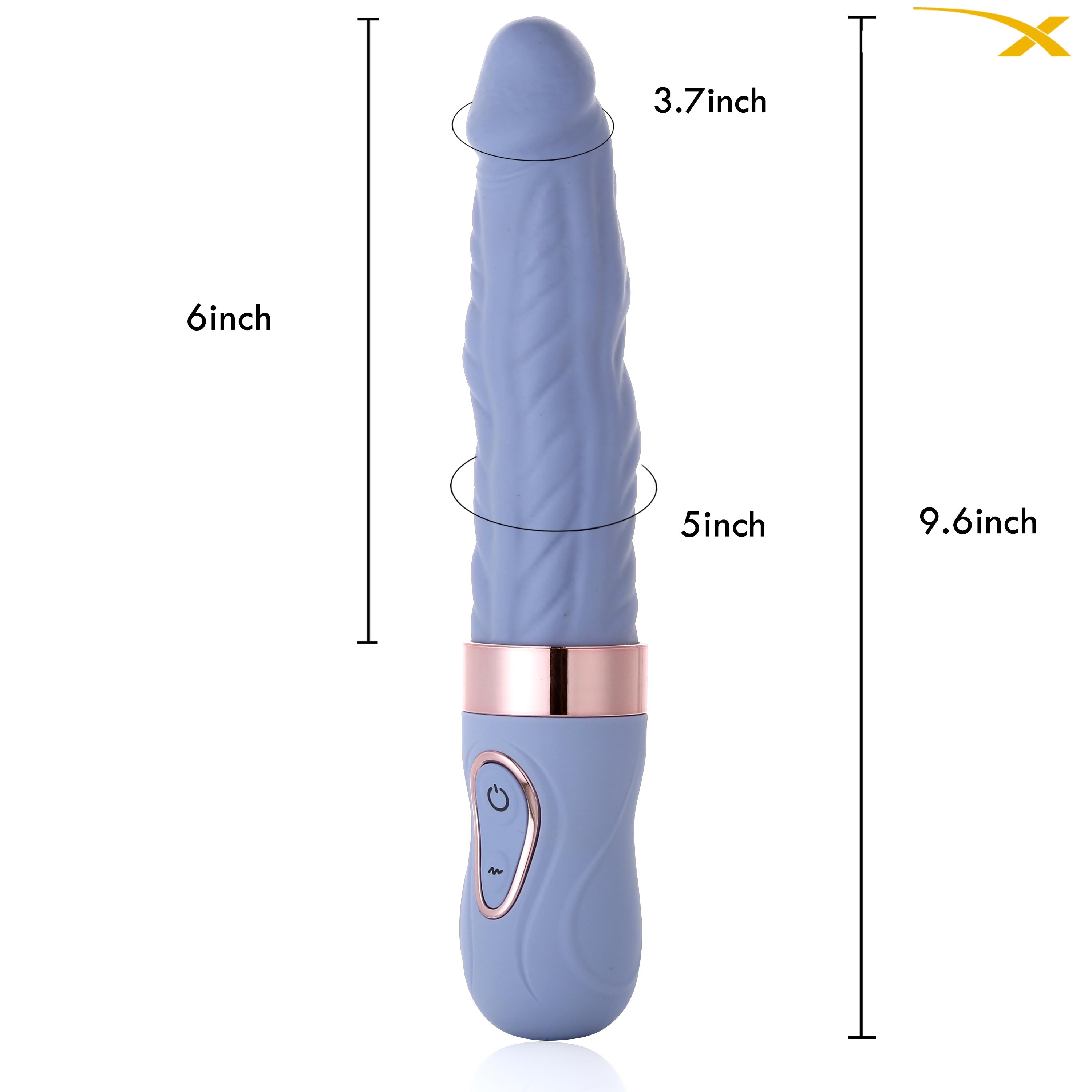 [HotSelling]CreamyWave 9.6 Inch Wiggle Ultra Vibration Dildo Massager – Ultrasonic-Powerful Vibrating Dildo & Wiggling Motion