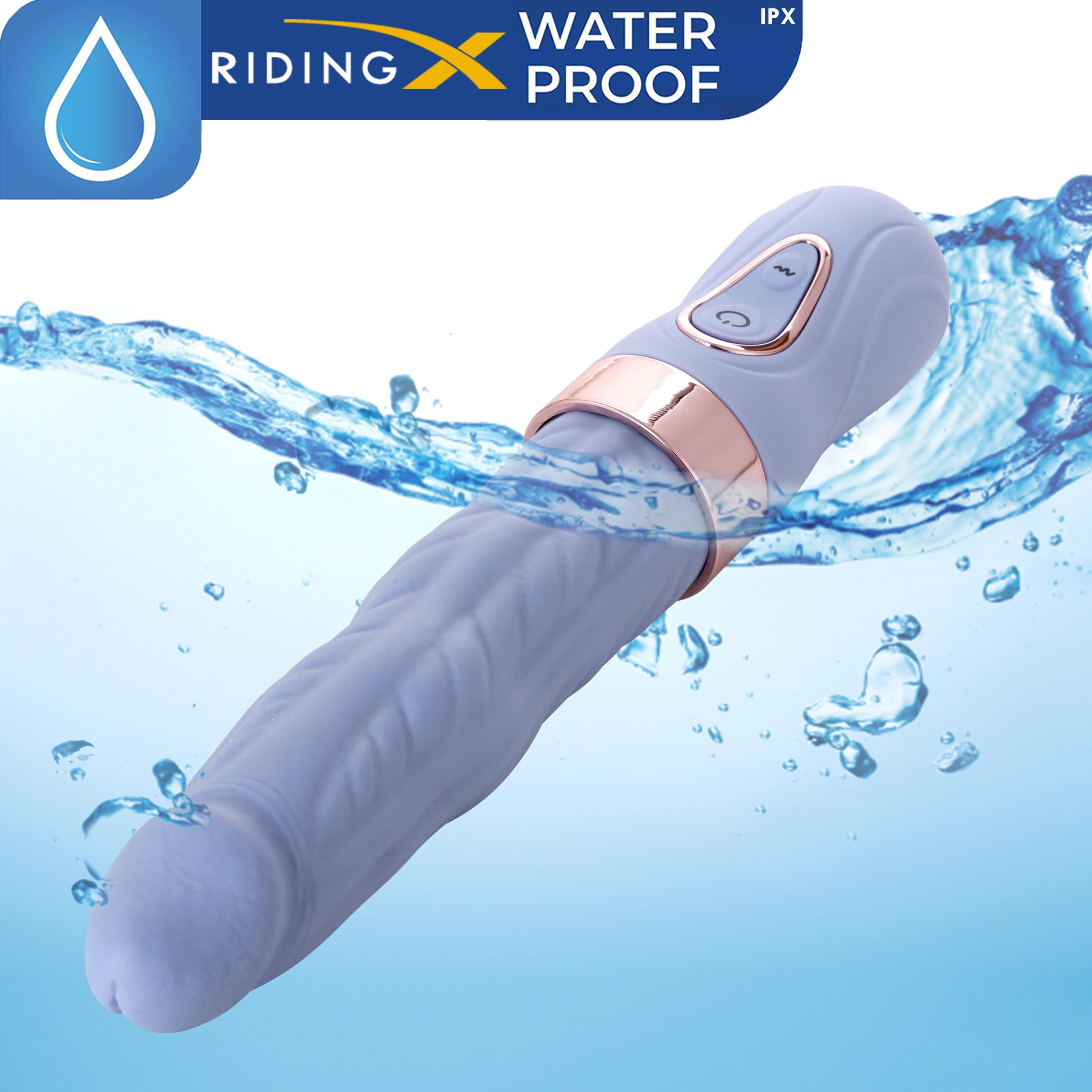 [HotSelling]CreamyWave 9.6 Inch Wiggle Ultra Vibration Dildo Massager – Ultrasonic-Powerful Vibrating Dildo & Wiggling Motion